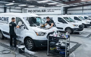 Mobile detailing operations